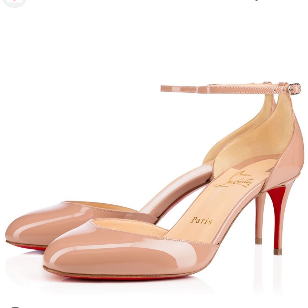 Brand new Nude Louboutin Rounditwo 70 Patent